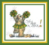 Football Griz Card